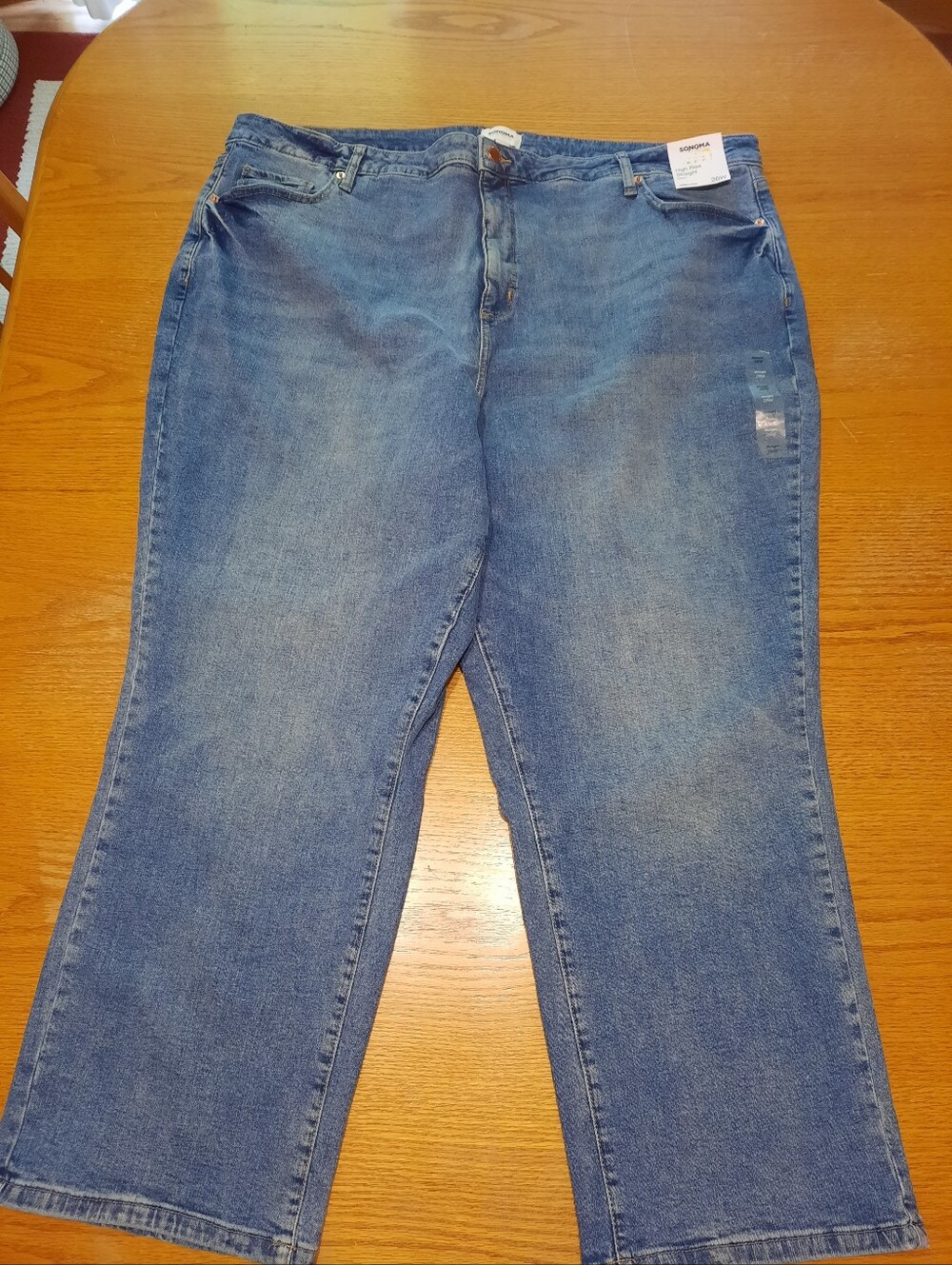 Sonoma Blue Women's Straight-Leg Jeans